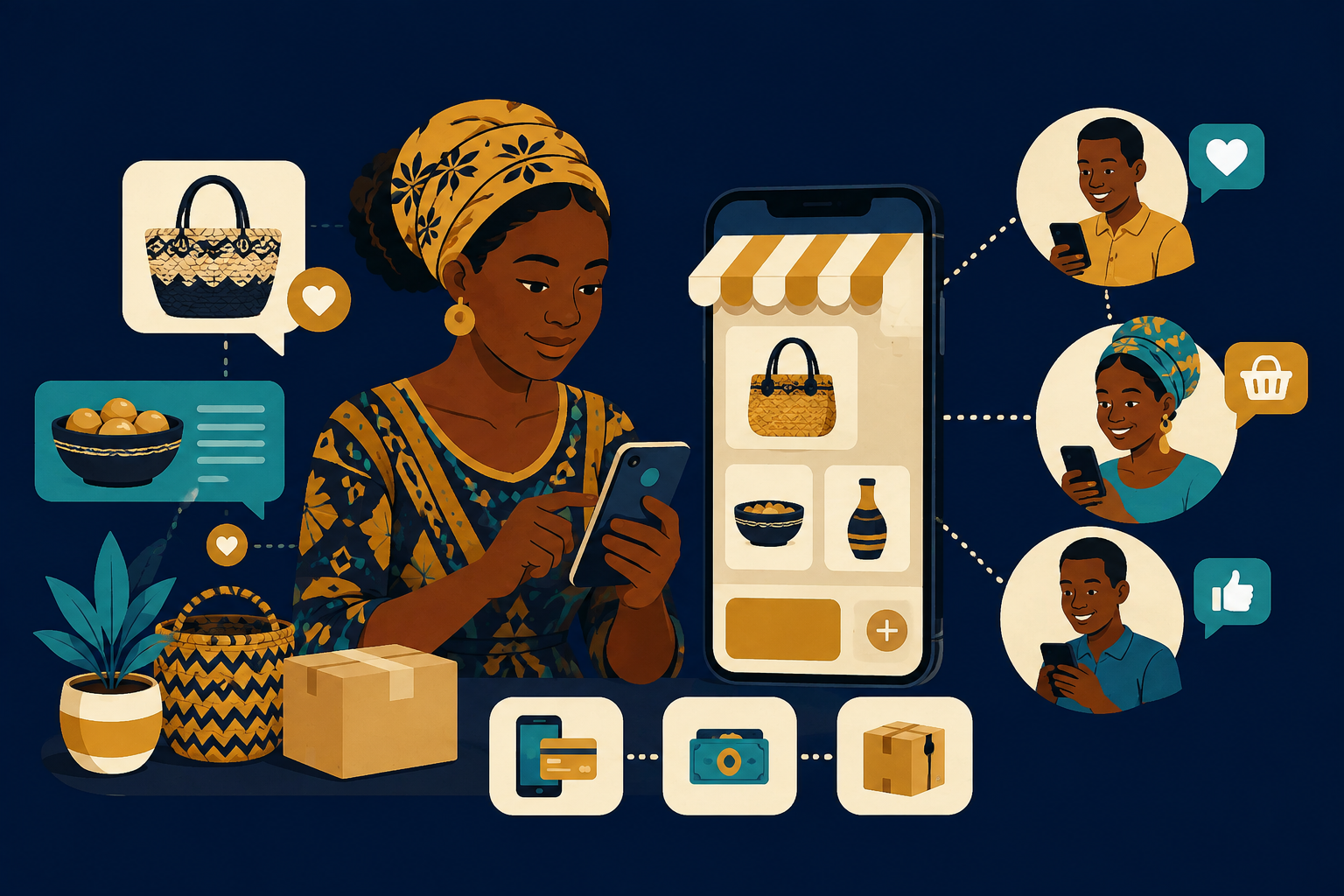 The path from browsing to a packed order